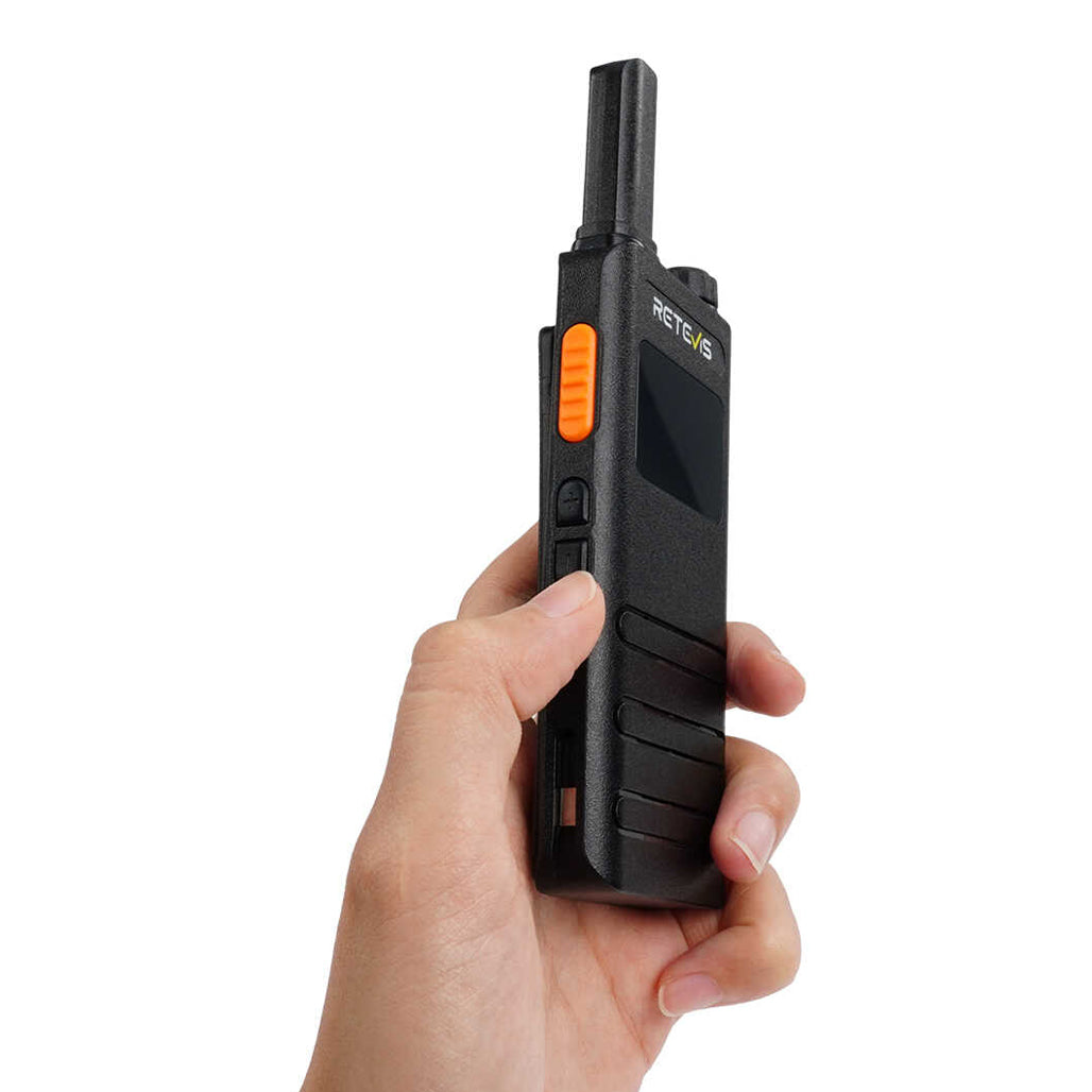 A Photo Of Retevis B3S - Ultra-Thin Portable FRS Handheld Radio with LCD Display