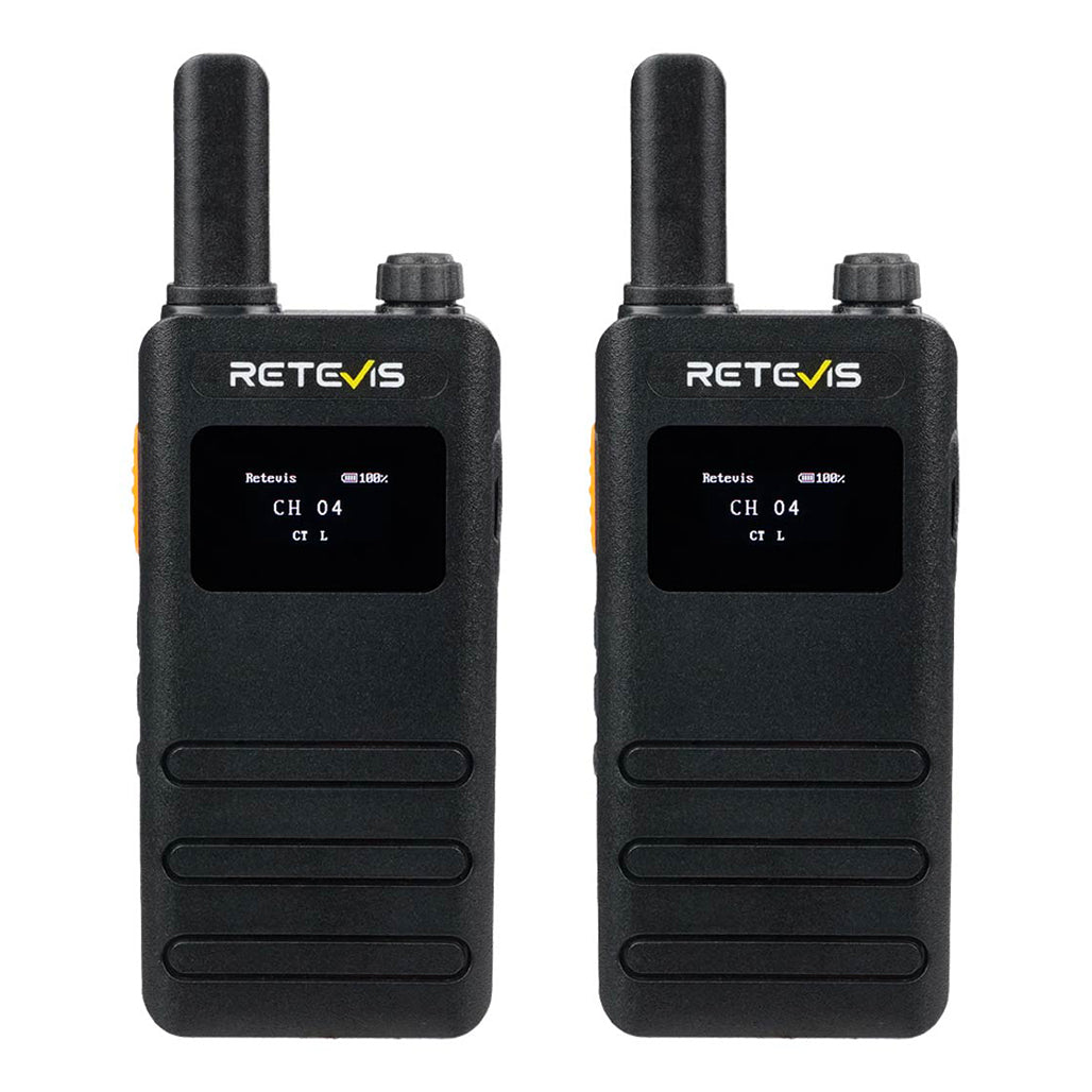 A Photo Of Retevis B3S - Ultra-Thin Portable FRS Handheld Radio with LCD Display