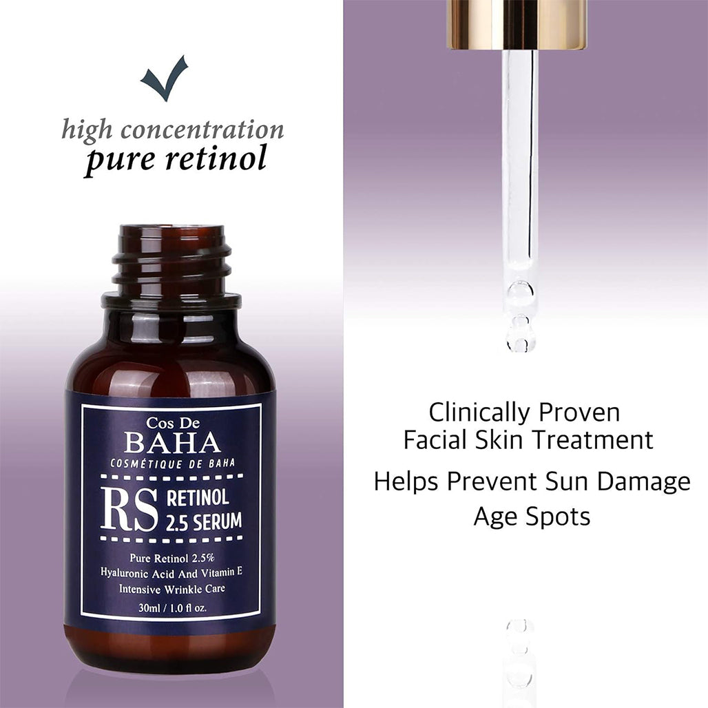 A Photo Of Cos De BAHA Retinol 2.5% Facial Serum with Vitamin E – 30ml