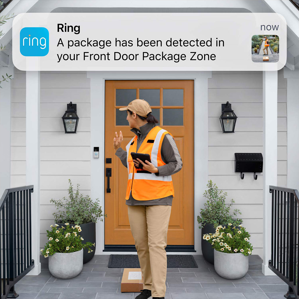 A Photo Of Ring Battery Doorbell Plus with Chime