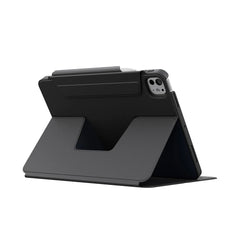 A Photo Of UNIQ Rovus SnapMount Magnetic iPad Pro M4 Case with Stand & Apple Pencil Holder