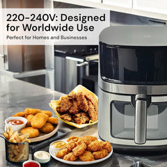 A Photo Of Royal Swiss 8L XXL - Digital Air Fryer - TTAF-760AT-CL