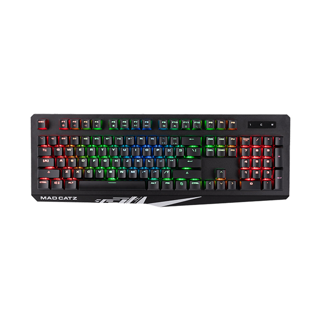 A Photo Of Mad Catz S.T.R.I.K.E. 4 - RGB Mechanical Gaming Keyboard