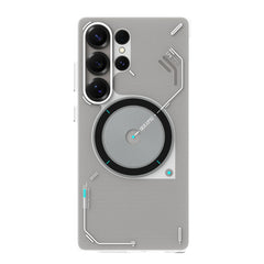 A Photo Of AULUMU S25 Frosted Case for Galaxy S25 Ultra – Glow-in-the-Dark
