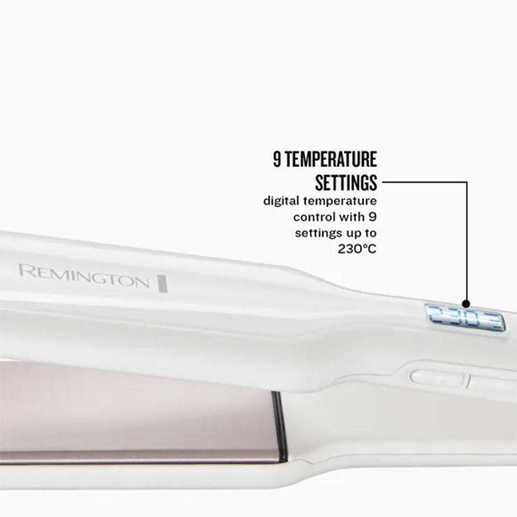 A Photo Of Remington PRO Ceramic Extra Wide Plate Hair Straightener - S5527