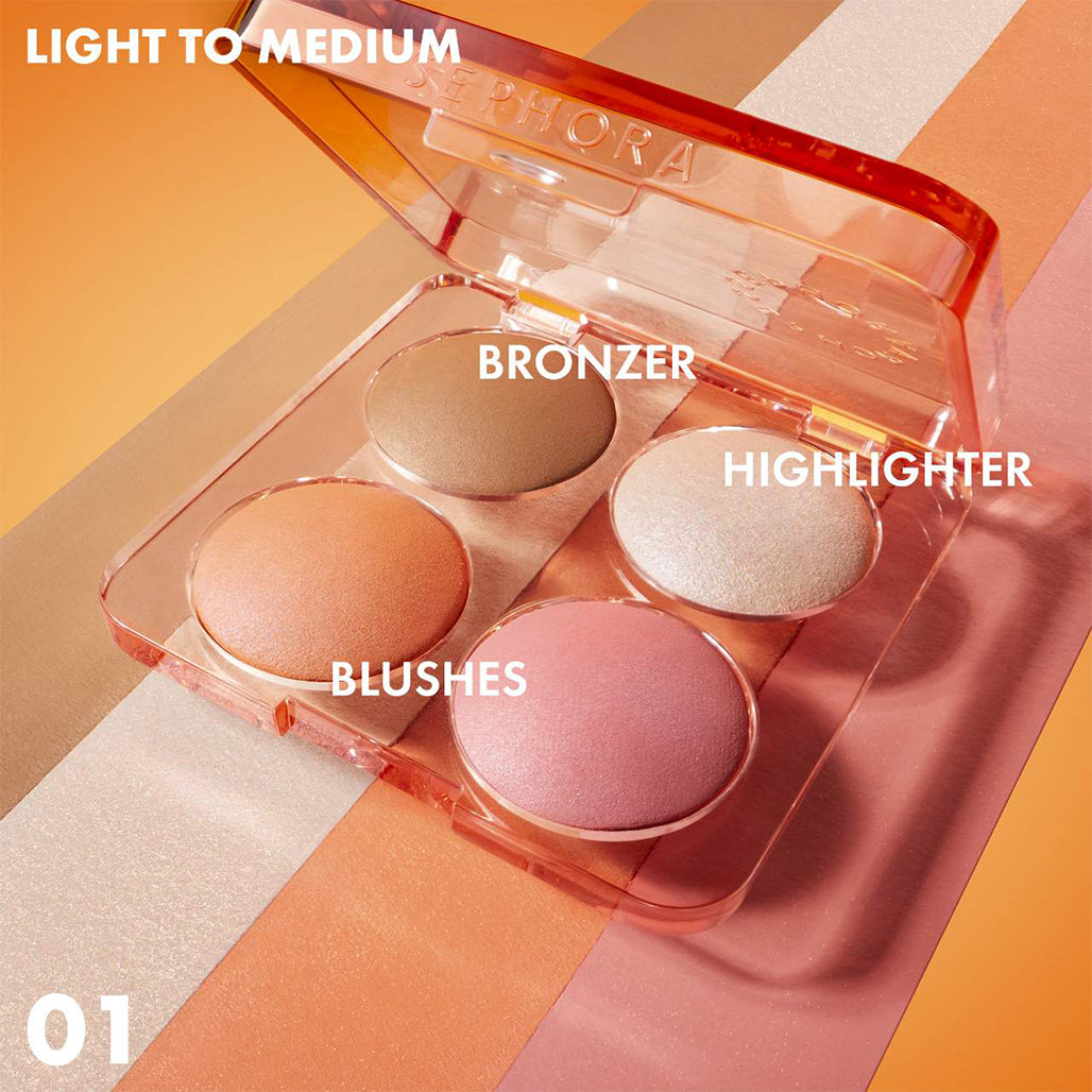 A Photo Of Sephora Colorful Face Bronzer, Blush & Highlighter Palette