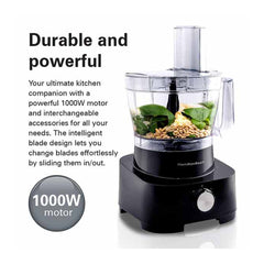 A Photo Of Hamilton Beach 1000W Food Processor with  11 Attachments