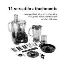 Hamilton Beach 1000W Food Processor with  11 Attachments