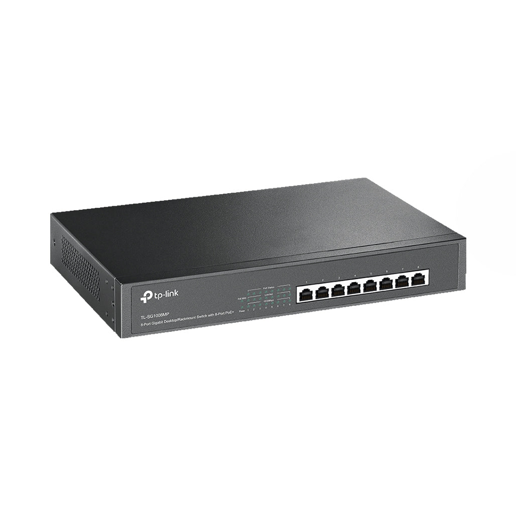 A Photo Of TP-Link SG1008MP - 8-Port Gigabit Desktop/Rackmount Switch with 8-Port PoE+