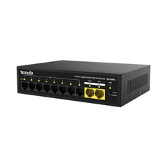 A Photo Of Tenda SG110PC 10-Port Gigabit Smart PoE Switch – 8 PoE Ports + 2 Uplinks for Gigabit Networks