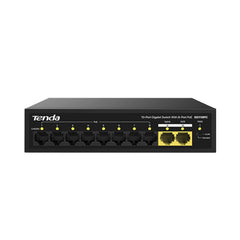 A Photo Of Tenda SG110PC 10-Port Gigabit Smart PoE Switch – 8 PoE Ports + 2 Uplinks for Gigabit Networks