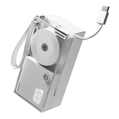 A Photo Of SHARGE DISCHO Retractable 3-in-1 - 10000mAh 30W Hybrid Power Bank & Wall Charger