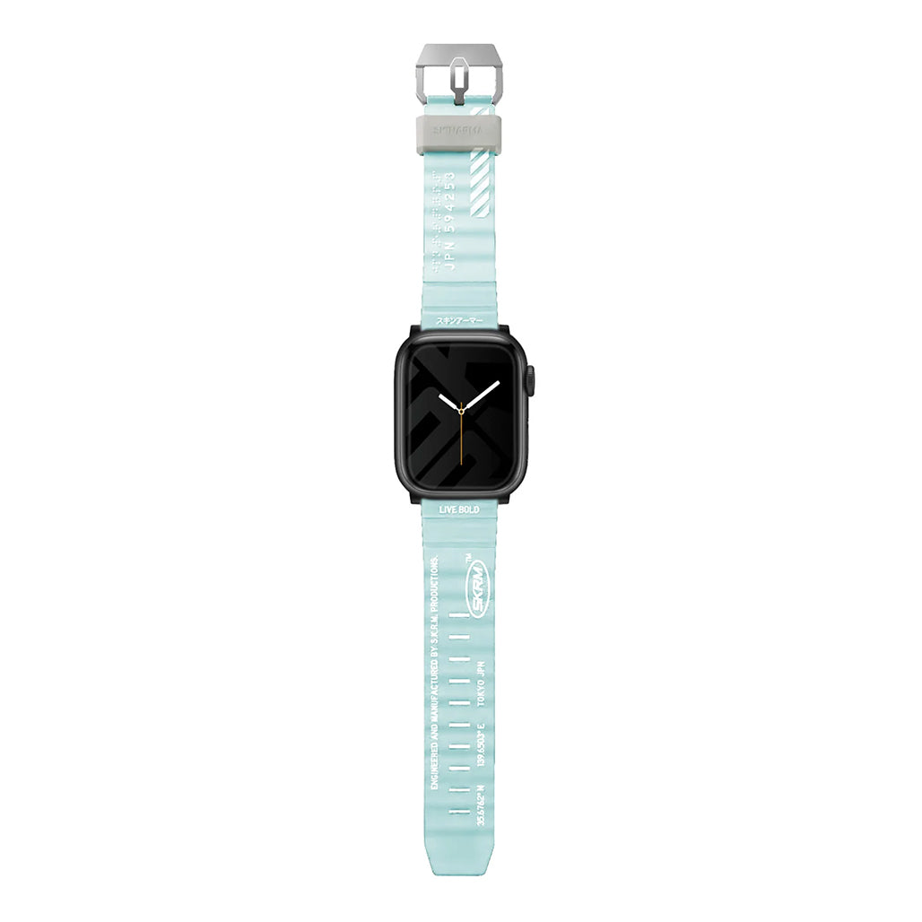 A Photo Of Skinarma SHOKKU Apple Watch Strap 45mm | 44mm | 42mm - Comfortable, Durable Silicone for All-Day Wear