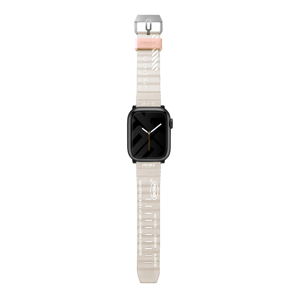 A Photo Of Skinarma SHOKKU Apple Watch Strap 45mm | 44mm | 42mm - Comfortable, Durable Silicone for All-Day Wear