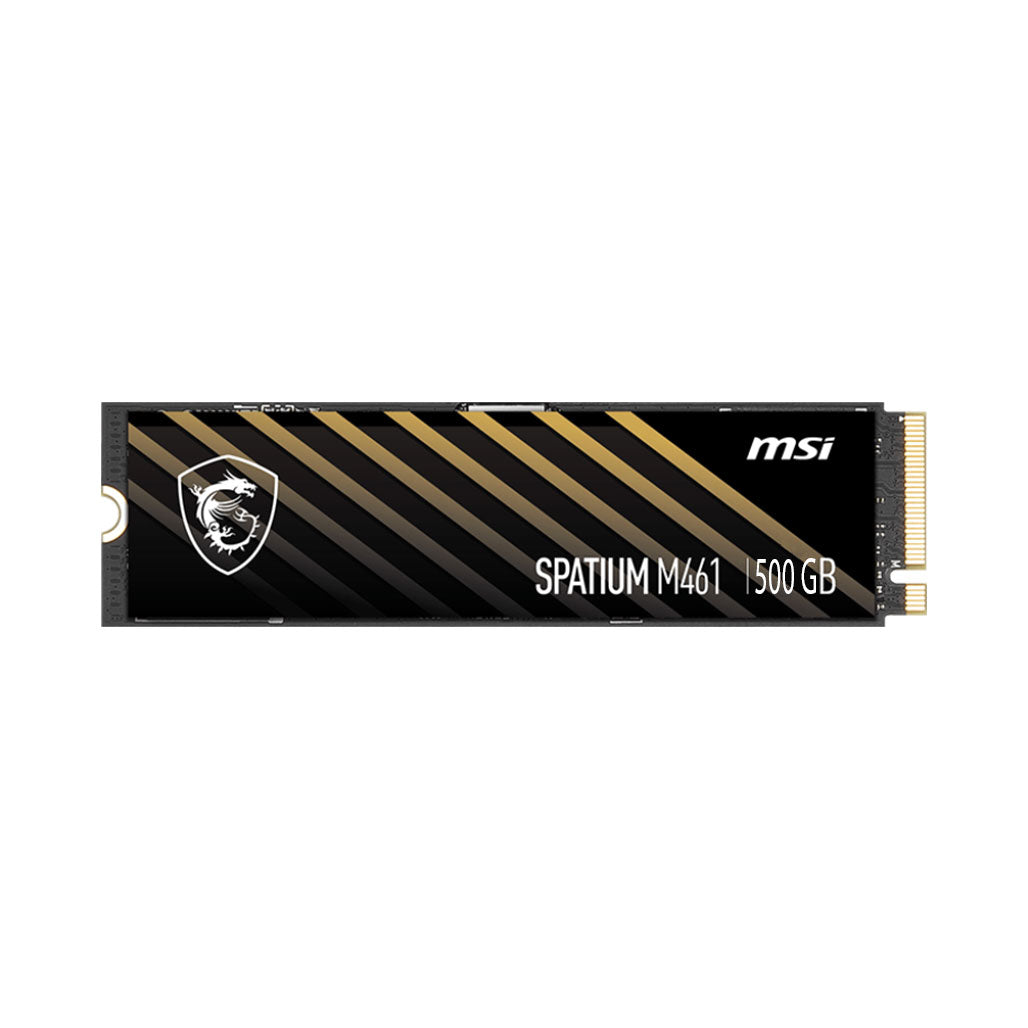 A Photo Of MSI Spatium M461 500GB PCIe 4.0 NVMe M.2 SSD - High-Speed Storage with Compact Design