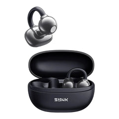 A Photo Of SYNK Health Clip Earbuds and health tracking