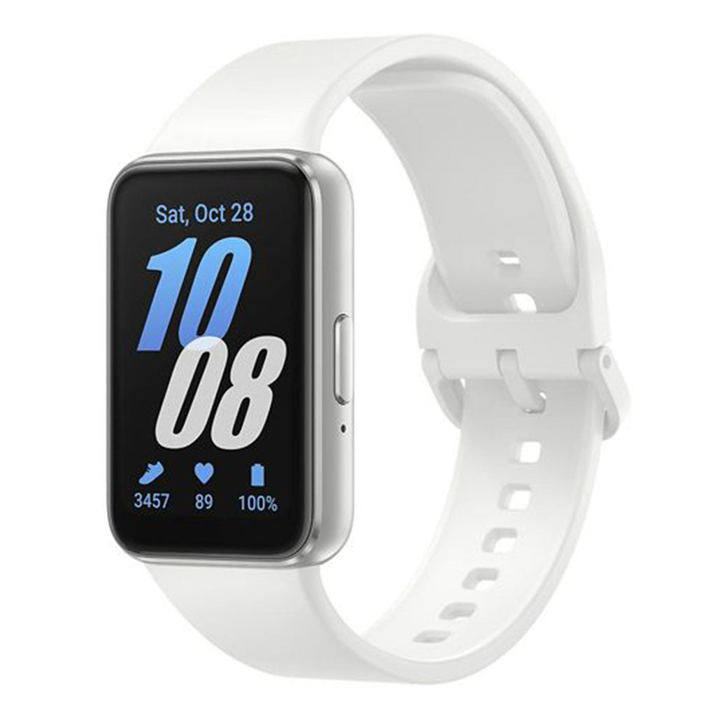A Photo Of Samsung Galaxy Fit3 Advanced Fitness Watch - White