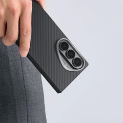 A Photo Of Pitaka Samsung Galaxy Z Fold8 Ultra Edge Case - 600D Black/Grey (Twill)