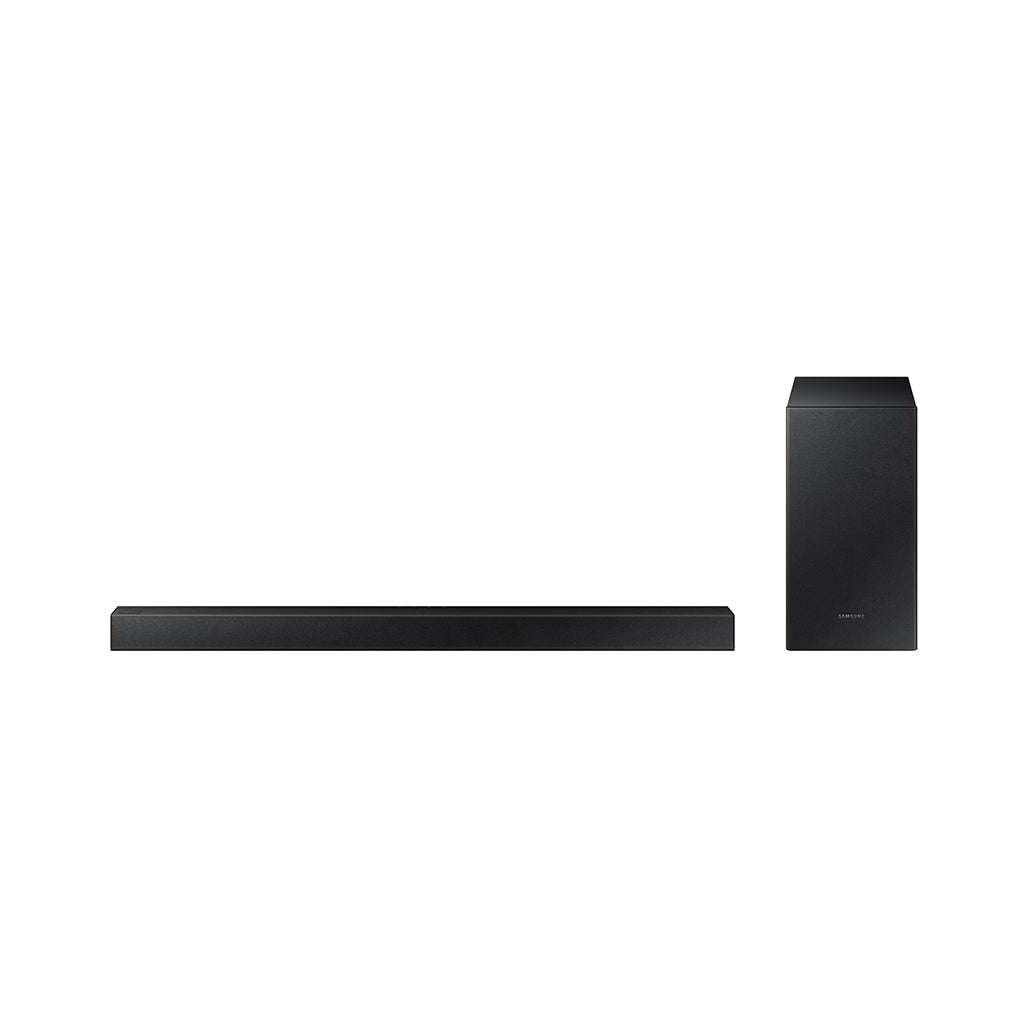 A Photo Of Samsung T420 - 2.1ch Soundbar with Wired Subwoofer & Game mode