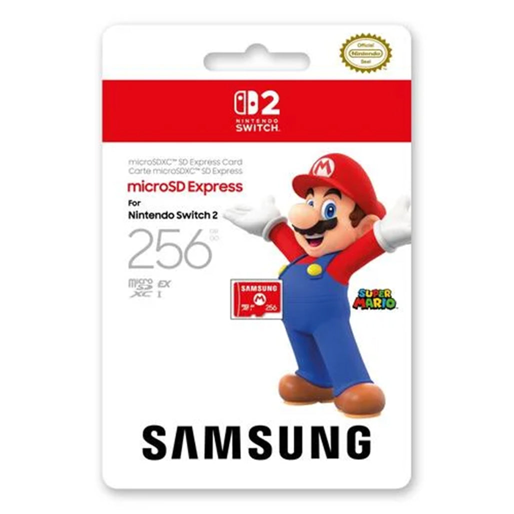 A Photo Of Samsung microSD Express Card Mario Edition - 256GB for Nintendo Switch™ 2
