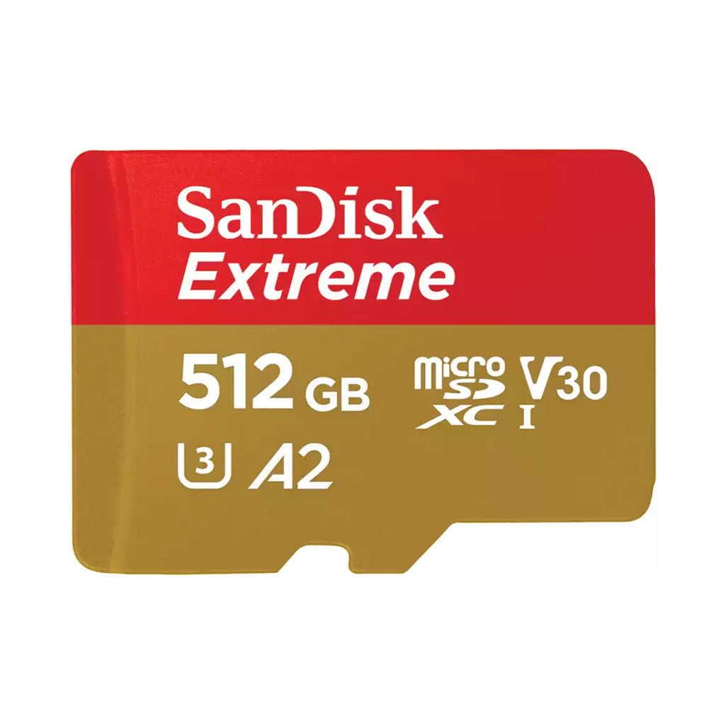 A Photo Of SanDisk Extreme microSDXC UHS-I Card