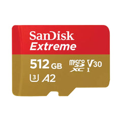 A Photo Of SanDisk Extreme microSDXC UHS-I Card