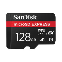 SanDisk microSD Express Card - 128GB - Up To 880MB/s Read Speed and 480MB/s Write