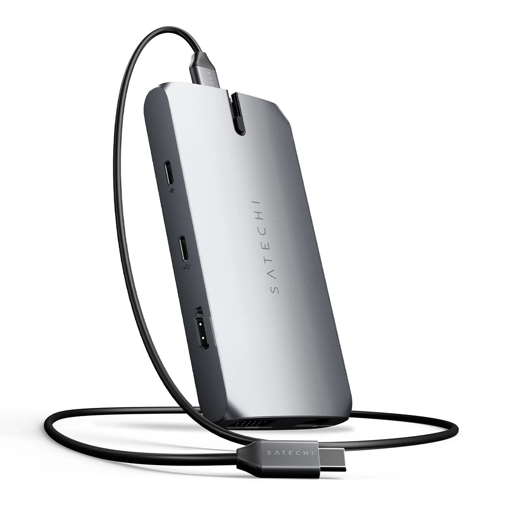 A Photo Of Satechi USB-C On-the-Go Multiport Adapter – 4K HDMI, VGA, Gigabit Ethernet, and USB Ports
