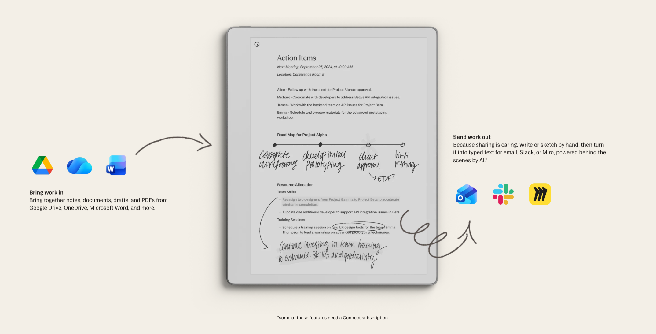 A Photo Of reMarkable Paper Pure 10.3-Inch Digital Paper Tablet – 32GB with Marker