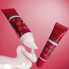A Photo Of Sephora Cherry Lip Care Set – Hydrating Lip Butter, Lip Mask & Sleeping Mask Trio