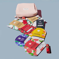 Sephora 9 Care Essentials - Skincare Set – 9-in-1 Face, Lip, Hand, Hair & Foot Masks with Travel Pouch