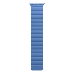 A Photo Of Mageasy SKIN Silicone Magnetic Apple Watch Band 44mm/45mm/49mm - Blue | Waterproof & Sweat-Resistant