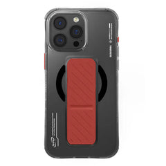 A Photo Of Skinarma AXON Mag-Charge Case for iPhone 16 Pro – Grip-Stand, Magnetic Charging, Drop Protection