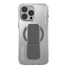 A Photo Of Skinarma AXON Mag-Charge Case for iPhone 16 Pro – Grip-Stand, Magnetic Charging, Drop Protection