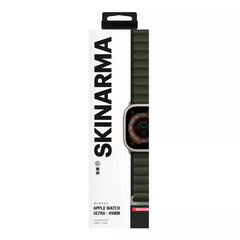 A Photo Of Skinarma Kobu Strap for Apple Watch Ultra 49mm - Stylish Adjustable Textile Band