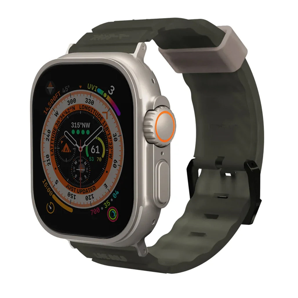 A Photo Of Skinarma SHOKKU Apple Watch Strap 49mm