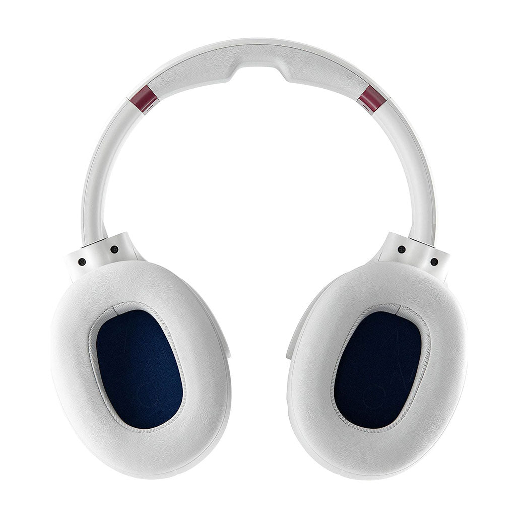 A Photo Of Skullcandy Venue Wireless ANC Over-Ear Headphones | White/Crimson