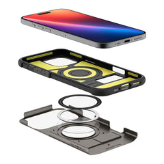 A Photo Of Spigen Slim Armor MagFit Case for iPhone 16 Pro Max – MagSafe-Compatible, Dual-Layer Protection, Shockproof Design
