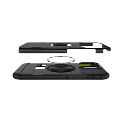 A Photo Of Spigen Slim Armor MagFit Case for iPhone 16 Pro Max – MagSafe-Compatible, Dual-Layer Protection, Shockproof Design