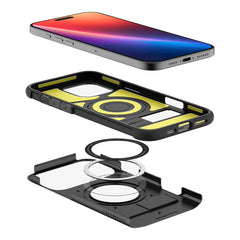 A Photo Of Spigen Slim Armor MagFit Case for iPhone 16 Pro Max – MagSafe-Compatible, Dual-Layer Protection, Shockproof Design