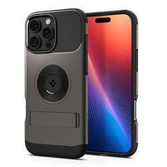 A Photo Of Spigen Slim Armor MagFit Case for iPhone 16 Pro Max – MagSafe-Compatible, Dual-Layer Protection, Shockproof Design