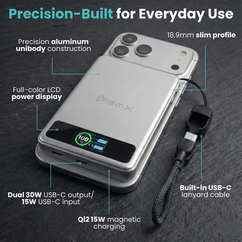 A Photo Of BMX SolidSafe™ 10K Magnetic Power Bank 10000mAh