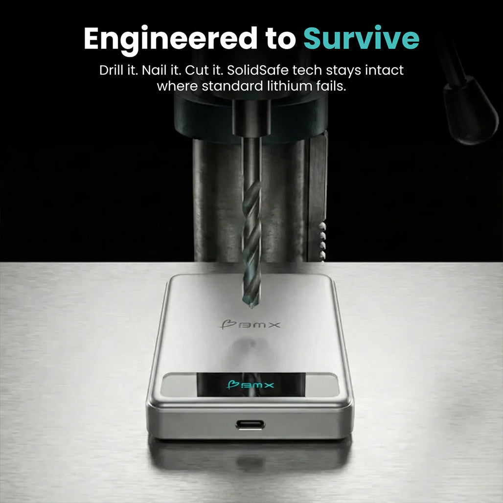 A Photo Of BMX SolidSafe™ 5K Solid-State Magnetic Power Bank