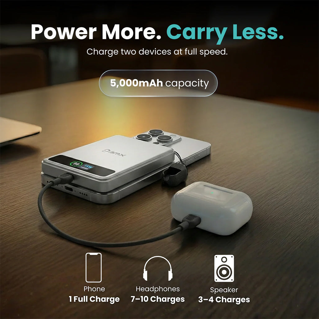 A Photo Of BMX SolidSafe™ 5K Solid-State Magnetic Power Bank