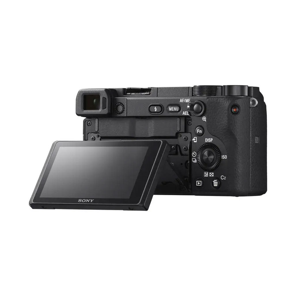 A Photo Of Sony Alpha a6400 - Mirrorless Camera with 16-50mm Lens