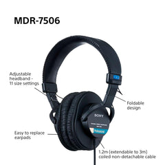 A Photo Of Sony MDR-7506 - Stereo professional headphones