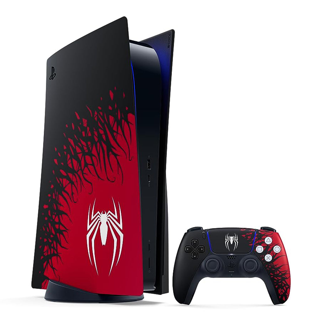 A Photo Of Sony PS5® Console – Marvel’s Spider-Man 2 Limited Edition Bundle | Ultra-Fast SSD, 4K Gaming, Haptic Feedback