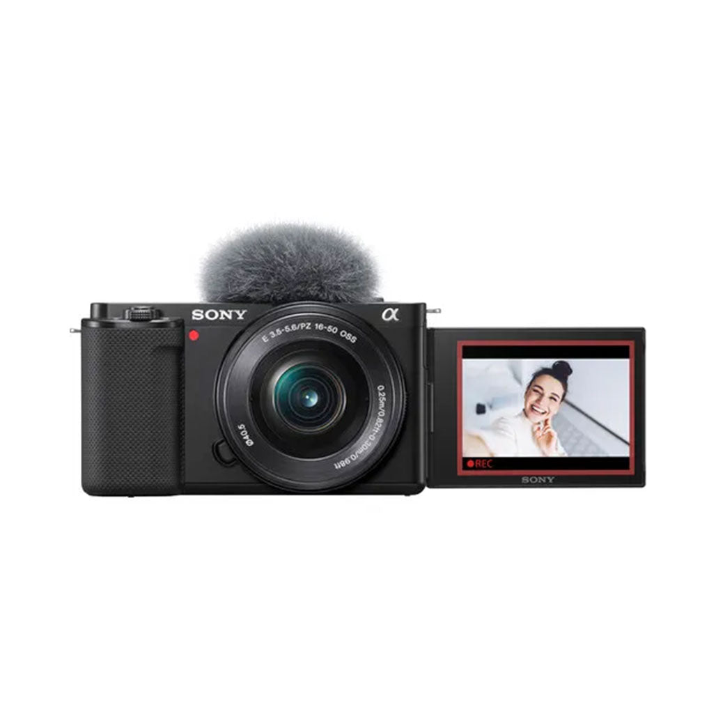 A Photo Of Sony ZV-E10 - Mirrorless Camera with 16-50mm Lens