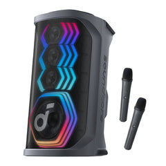 A Photo Of Anker Soundcore Rave 3 - AI Karaoke Party Speaker + 2 Wireless Microphones