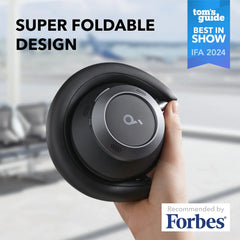 A Photo Of Anker Soundcore Space One Pro Over-Ear Headphones with Travel Case